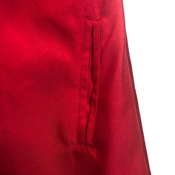 Vintage Norm Thompson Red Button Down Jacket - Size Medium - Picture 5 of 10